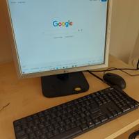 Pc HP Slimeline Desktop + monitor tastiera e mouse