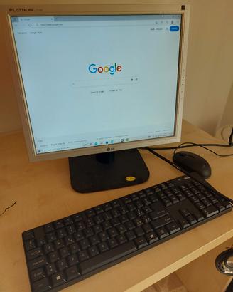 Pc HP Slimeline Desktop + monitor tastiera e mouse