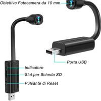 mini spycam WIFI USB videosorveglianza NUOVA