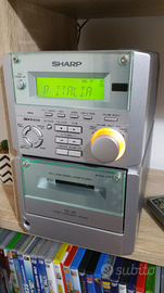 Hi-fi Sharp radio cd e mangiacassette