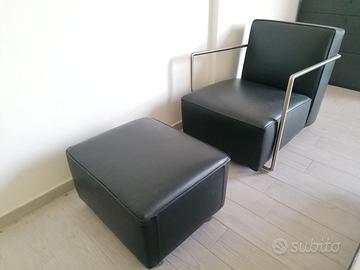 Set poltrona e pouf Flexform