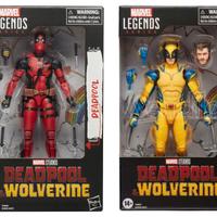 Hasbro Marvel Legend 1 Deadpool e 1 Wolverine 15Cm