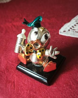 Paperino Baby Vintage Argento 925 Statuetta Disney
