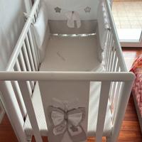 Lettino Pali city con materasso