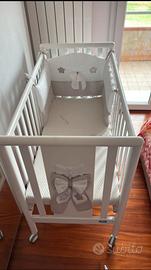 Lettino Pali city con materasso