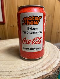 Lattina Coca-Cola vintage da collezione Motor Show