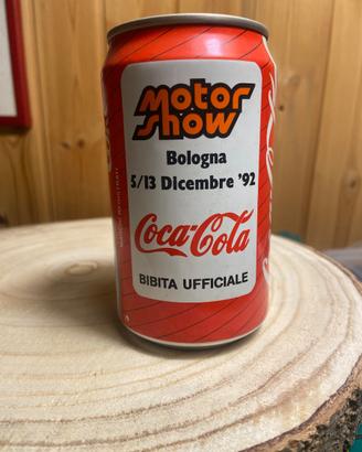 Lattina Coca-Cola vintage da collezione Motor Show