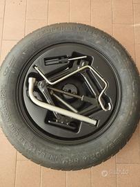 Kit Ruotino di Scorta Fiat Panda / 500 completo