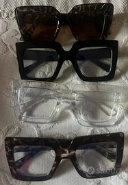 4 montature occhiali