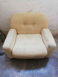 Poltrona Vintage in tessuto