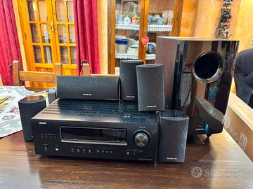 Amplificatore Denon AVR-1312 + Kit casse Onkyo