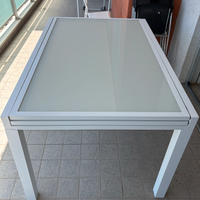 Tavolo allungabile in vetro - 10 posti