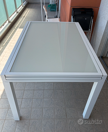 Tavolo allungabile in vetro - 10 posti