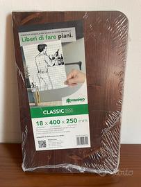 Mensola classic sciro noce 18x400x250mm
