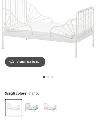 Letto Lettino Cameretta Allungabile IKEA Minnen