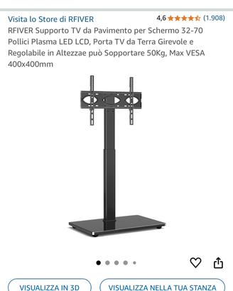 Supporto da pavimento per TV