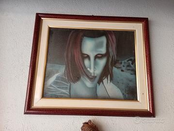bella stampa con soggetto Marilyn Manson 
