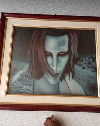 bella stampa con soggetto Marilyn Manson 