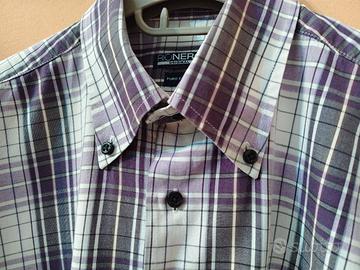 Camicia 100% cotone quadri
