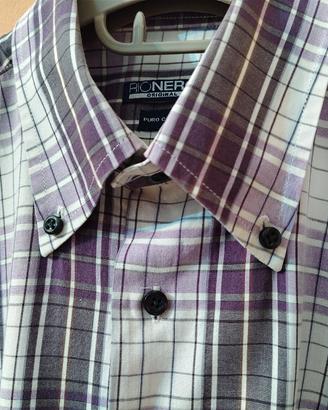 Camicia 100% cotone quadri
