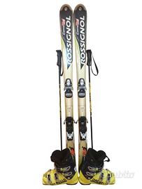 Set Completo Sci Bambino 130 cm + Scarponi + Basto