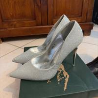 Tacchi Brillantinati Argento