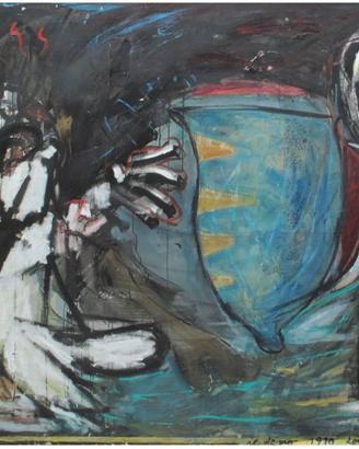 Dipinto Lamberto Correggiari "Il dono"