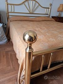 letto matrimoniale in ottone
