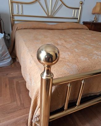 letto matrimoniale in ottone