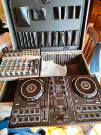 mixer +dj pioneer + valigia