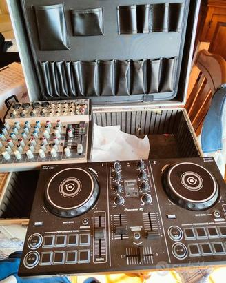 mixer +dj pioneer + valigia