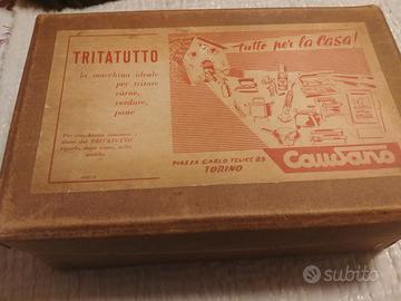 Tritatutto Tre Spade anni 50 in scatola originale