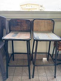 Coppia Sgabelli comodi e resistenti