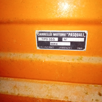 Carrello appendice motocoltivatore Pasquali 917