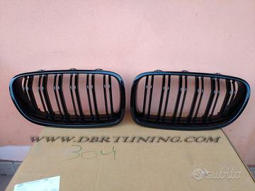 Calandra BMW F10 F11 look M5 nera lucida