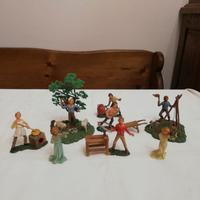 Nardi statuine plastica per presepe