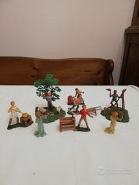 Nardi statuine plastica per presepe