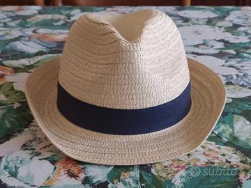 Cappello di paglia  Panama sz 56-58 
 con nastro d