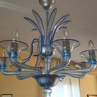 Lampadario in vetro di murano