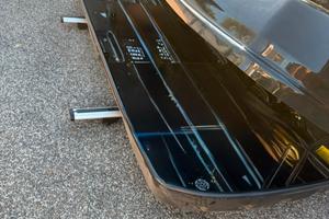 Box tetto Farad 200x100 + barre Farad per Tiguan