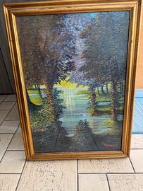 Dipinto su tela artista Giuseppe Restano