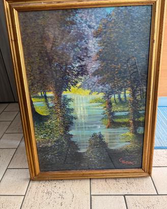 Dipinto su tela artista Giuseppe Restano