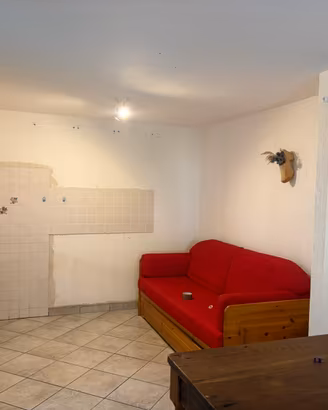 Divano letto in legno massello