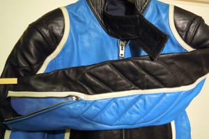 TUTA MOTO IN VERA PELLE