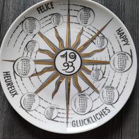 Piatto Calendario-anno 1993 Fornasetti Milano Ø24