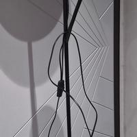 Lampada da terra luce indir/lettura, nero/bianco