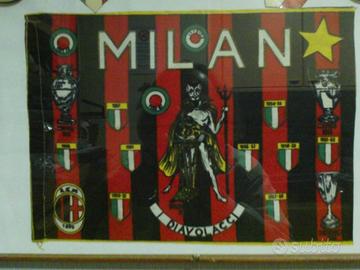 Bandiera Milan anni 1970 - 1980