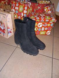 Stivaletti di Camoscio Zara Tg 37