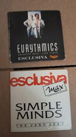 2 Mini CD MUSICALI 1991 EURYTHMICS SIMPLE MINDS