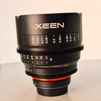 Samyang obiettivo xeen T1.5  24mm Canon EF
